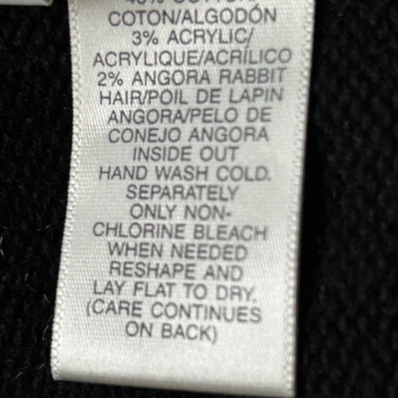 Susan Bristol Holiday Zip Sweater Vest Cotton Blend Santa Embellishment M - Picture 7 of 7